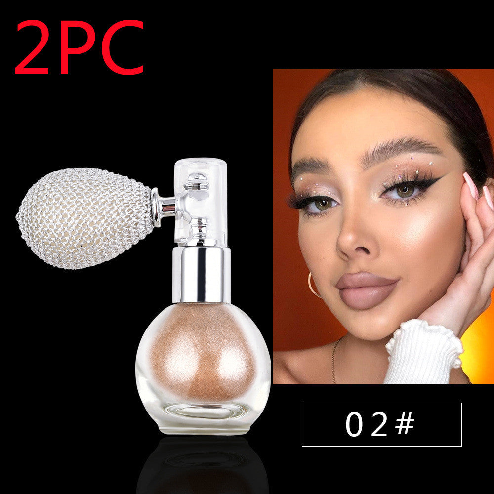 Spray Brightening Glitter Powder Body Powder Highlighter Spray Brightening Glitter Powder Body Powder Highlighter